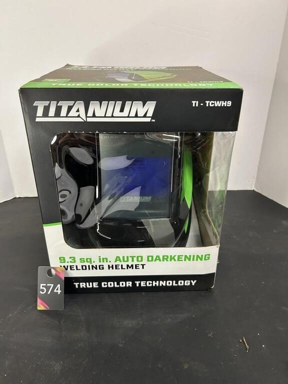 Titanium 93 Sq In Auto Darkening Welding Helmet