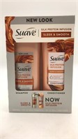 New 2pk Suave Shampoo Conditioner Sleek &