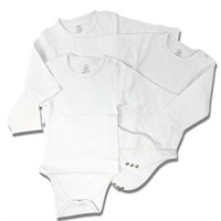 3-Pack Organic Cotton Long Sleeve Onesies 2T