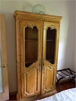 Wood French Country Armoire