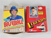 PACIFIC BASEBALL LEGENDS & 1989 FLEER WAX BOX