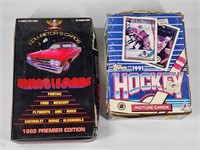 1991 TOPPS HOCKEY WAX BOX PLUS MUSCLE CAR