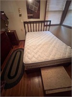Full bed mattress and frame