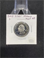 2003-S Proof Alabama Quarter Silver