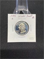 1995-S Proof Washington Quarter Silver