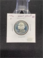 1996-S Proof Washington Quarter Silver