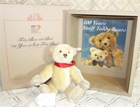 STEIFF TEDDY BEAR W/ BOOK - 100 YEARS OF