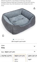 MIXJOY Dog Bed for Large Medium Small Dog