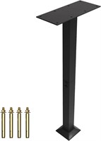 31.5" H Heavy Duty Outside Mailbox Post, Steel