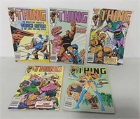 5 Marvel The Thing comics