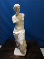 White ceramic Venus de Milo statue 11 inches tall