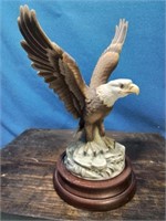 Bald eagle by Andrea on stand 8 inches