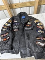 Leather Towncraft XXL jacket with Harley Davidson
