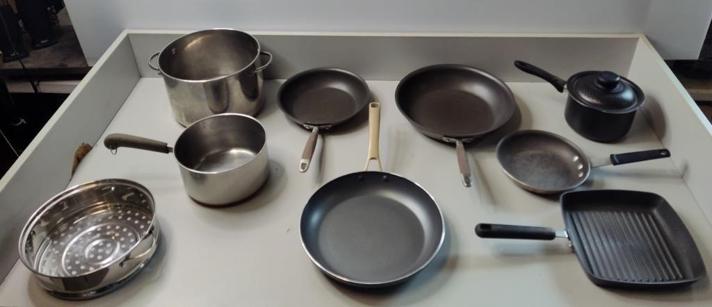 Assorted Pots and Pans Lot 436