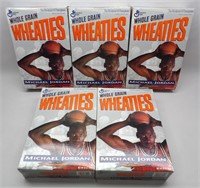 5 Empty Michael Jordan Wheaties Boxes