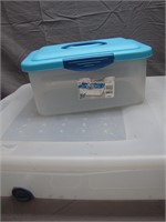 Assorted Storage Bins W/Lids