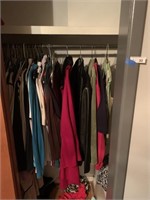 Ladies Clothes in Closet