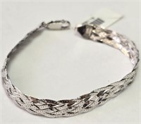 $50 Silver 4.38G 6.5"  Bracelet