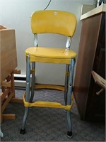 Metal yellow chair