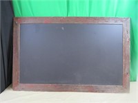 Chalk board w/ barnboard frame