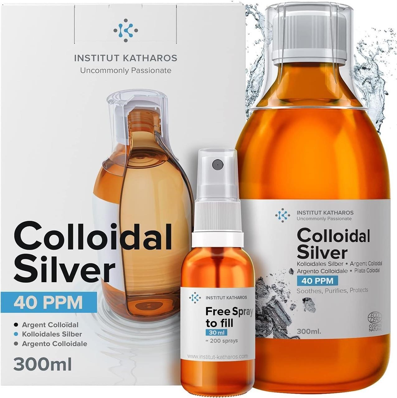 Premium Colloidal Silver 40ppm 300mL