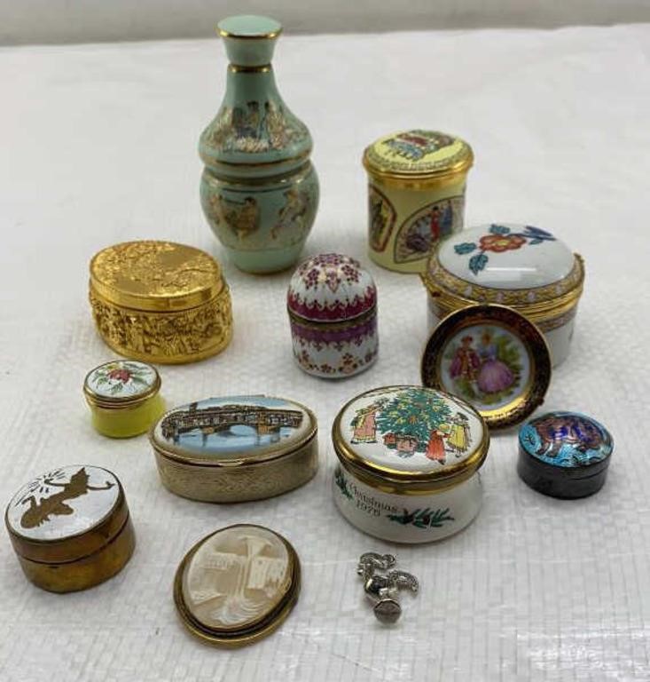 Miniatures Ceramic, Enamel, Cameo