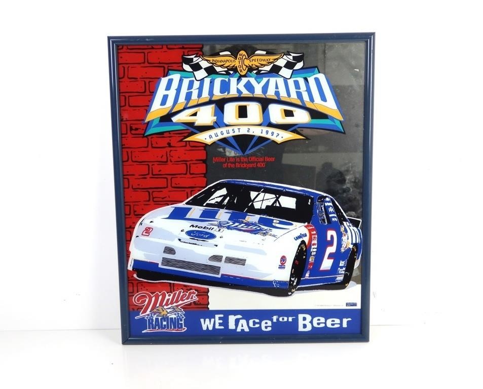 MILLER BEER RACING SIGN