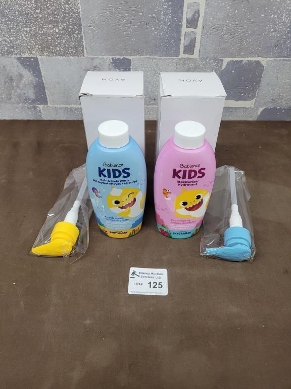 2 Baby Shark avon kids shampoo