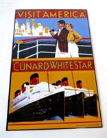 Porcelain Cunard White Star Qeen Elizabeth Sign