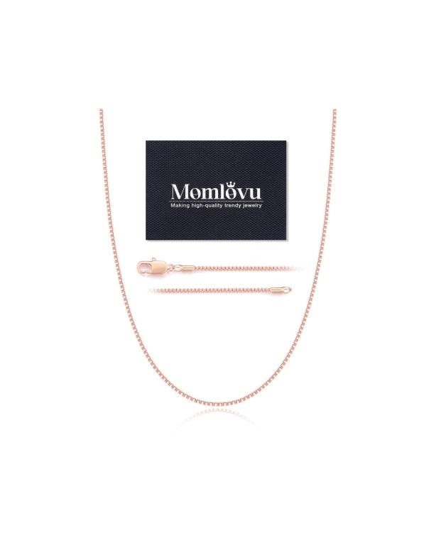 Momlovu 925 Sterling Silver Chain Necklace For Wom
