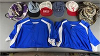 8pc Under Armor Shirts & Mixed Hats