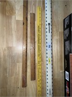 old rulers and yardsticks