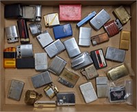 Lot of Vtg Zippos and Other Brand Lighters