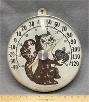 Vintage Jumbo Dial Squirrel Ohio Thermometer Co