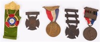 SPANISH AMERICAN WAR MEDAL LOT MICHIGAN OHIO