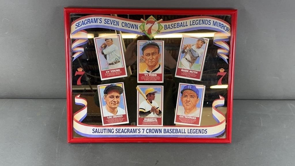 1992 Seagram’s Seven Crown Baseball Legends Mirror