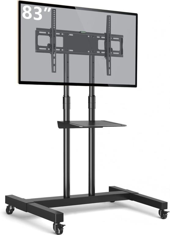 Tavr Furniture Mobile Tv Stand Rolling Tv Cart