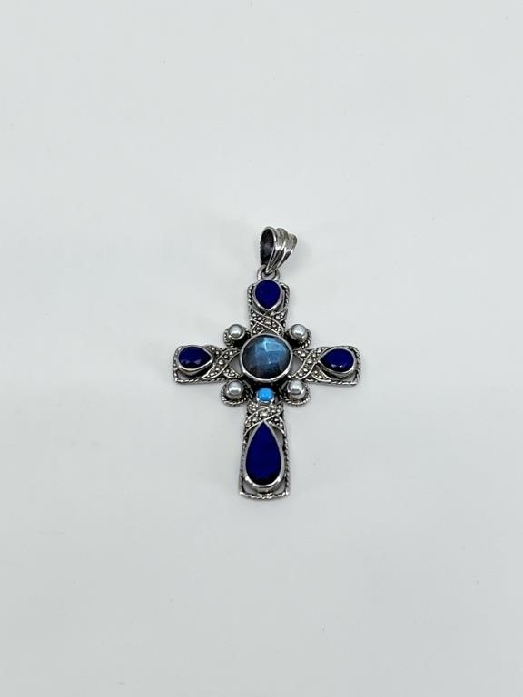 Sterling Cross Pendant India