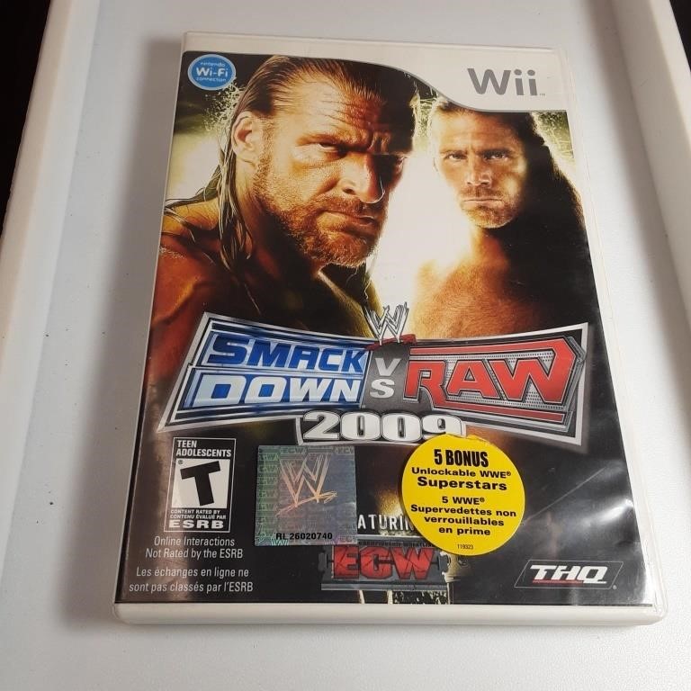 Wii smackdown 2009 game