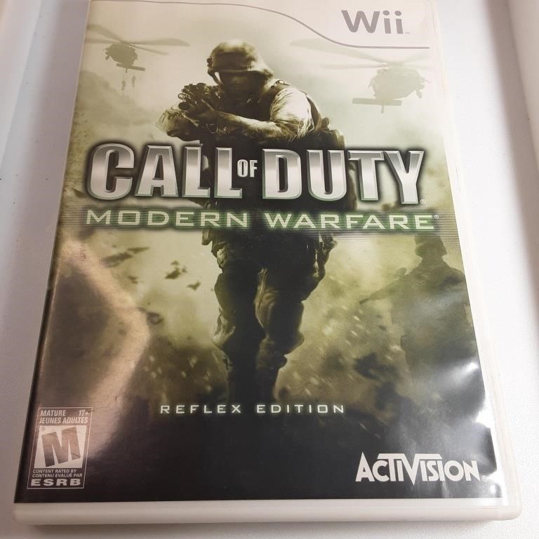 Call of duty wii game