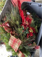 A large tote withChristmas Wreaths