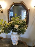 Mirror and Decorative Flowers