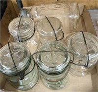 GLASS MASON JARS