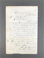 POW Letter From Andersonville, Georgia.