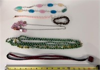 Costume Jewelry Lot Beaded necklaces/bracelet
