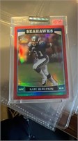 Topps Chrome Nate Burleson NFC Seahawks red Refrac