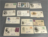 19 Gerald/Betty Ford Signed First Day Covers Lot