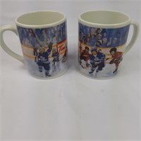 Pair of Tim Hortons Winning Goal mugs