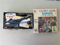 Mystery Plane and Candy Land Board Game