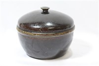 A Stoneware Bowl with Lid